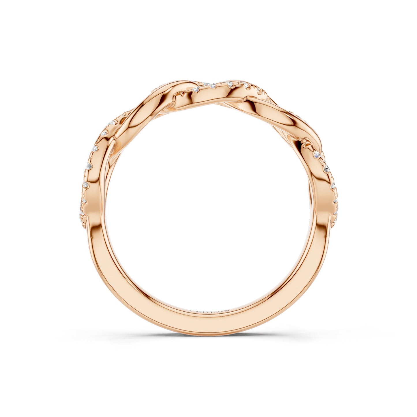 Cascading Diamond Link Band