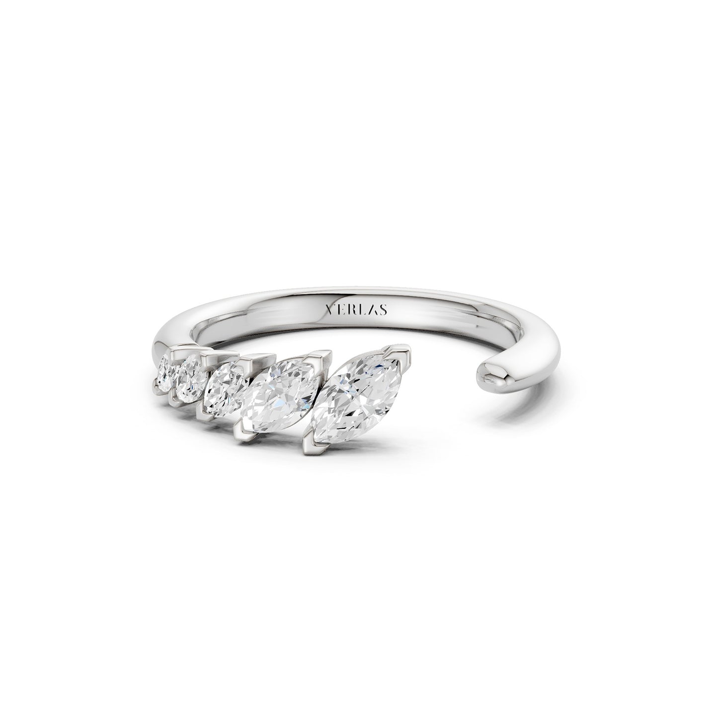 Marquise Crescendo Open Ring