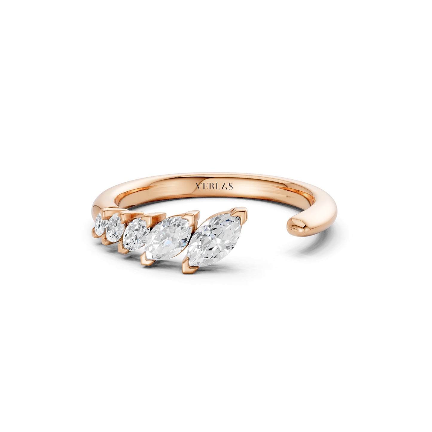 Marquise Crescendo Open Ring