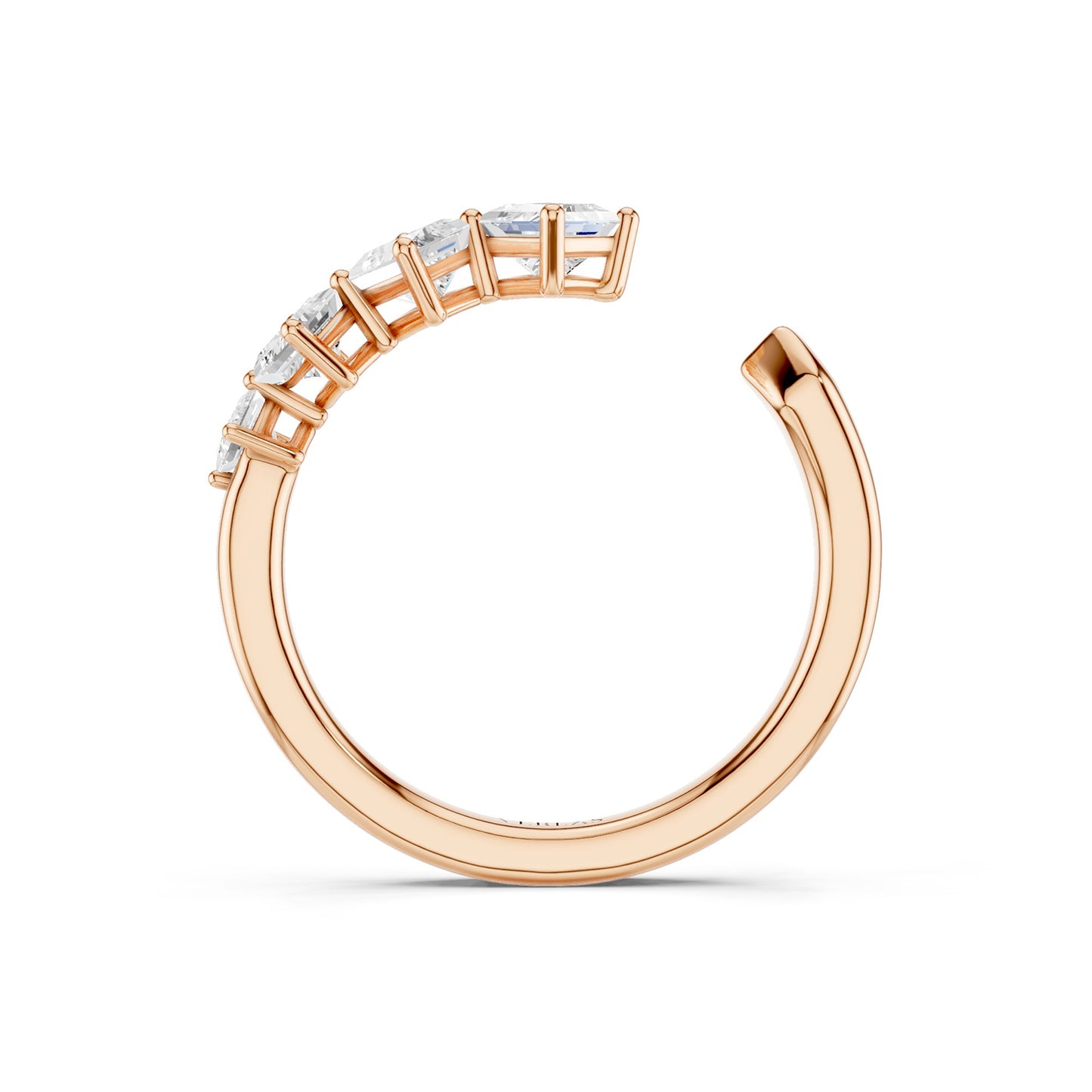 Princess Crescendo Open Ring