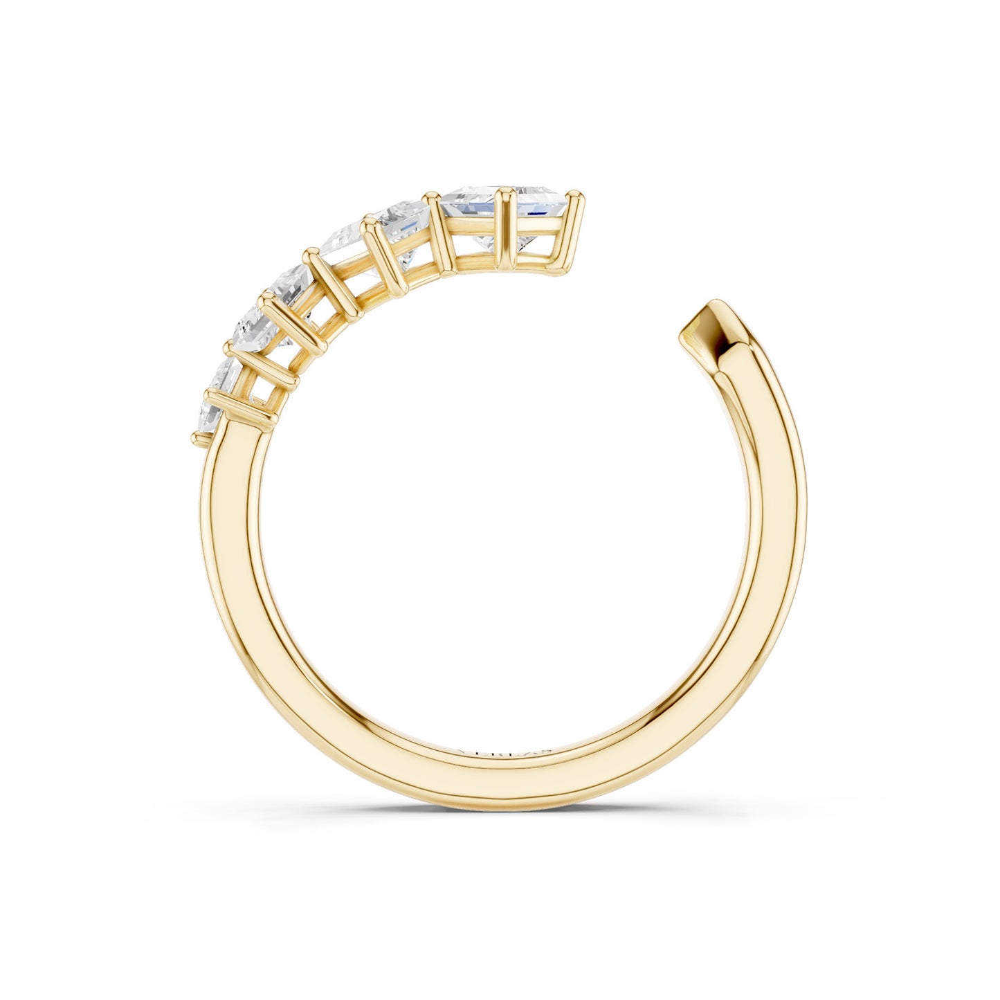 Princess Crescendo Open Ring