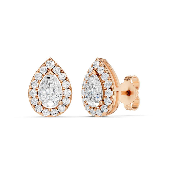 Dewdrop Halo Studs