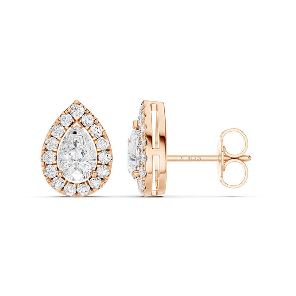 Dewdrop Halo Studs