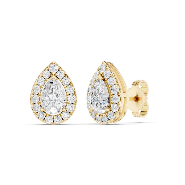 Dewdrop Halo Studs
