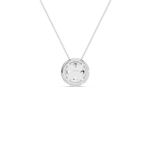 Round Halo Pendant