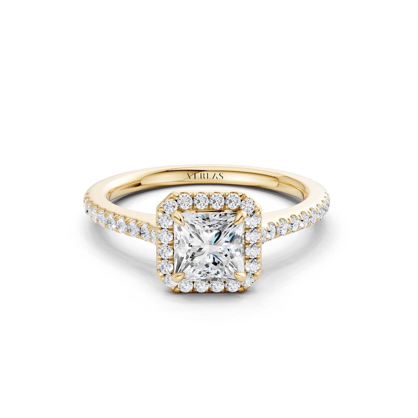 Princess Signature Halo Ring