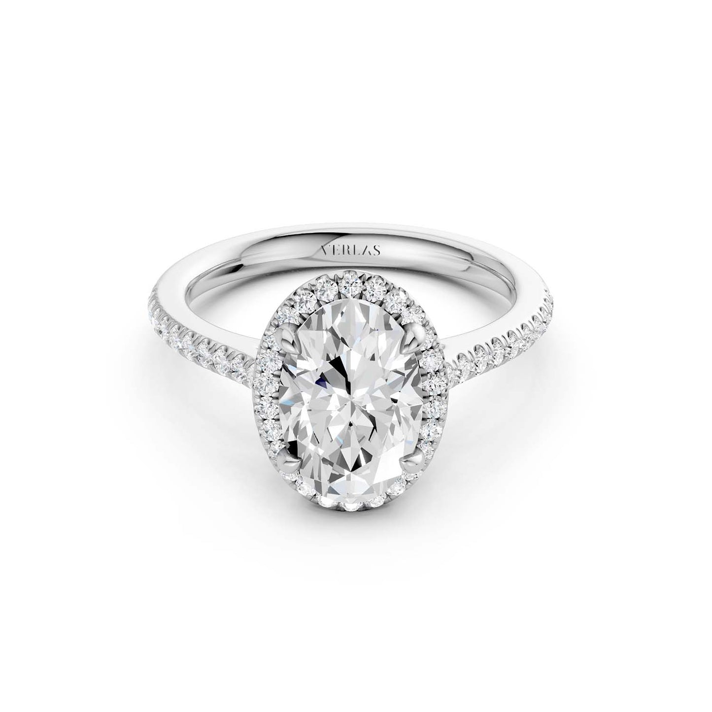 Ellipse Signature Halo Ring