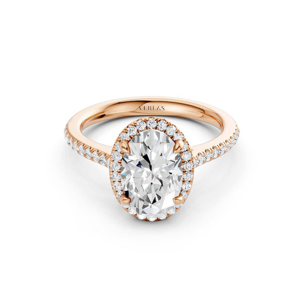 Ellipse Signature Halo Ring