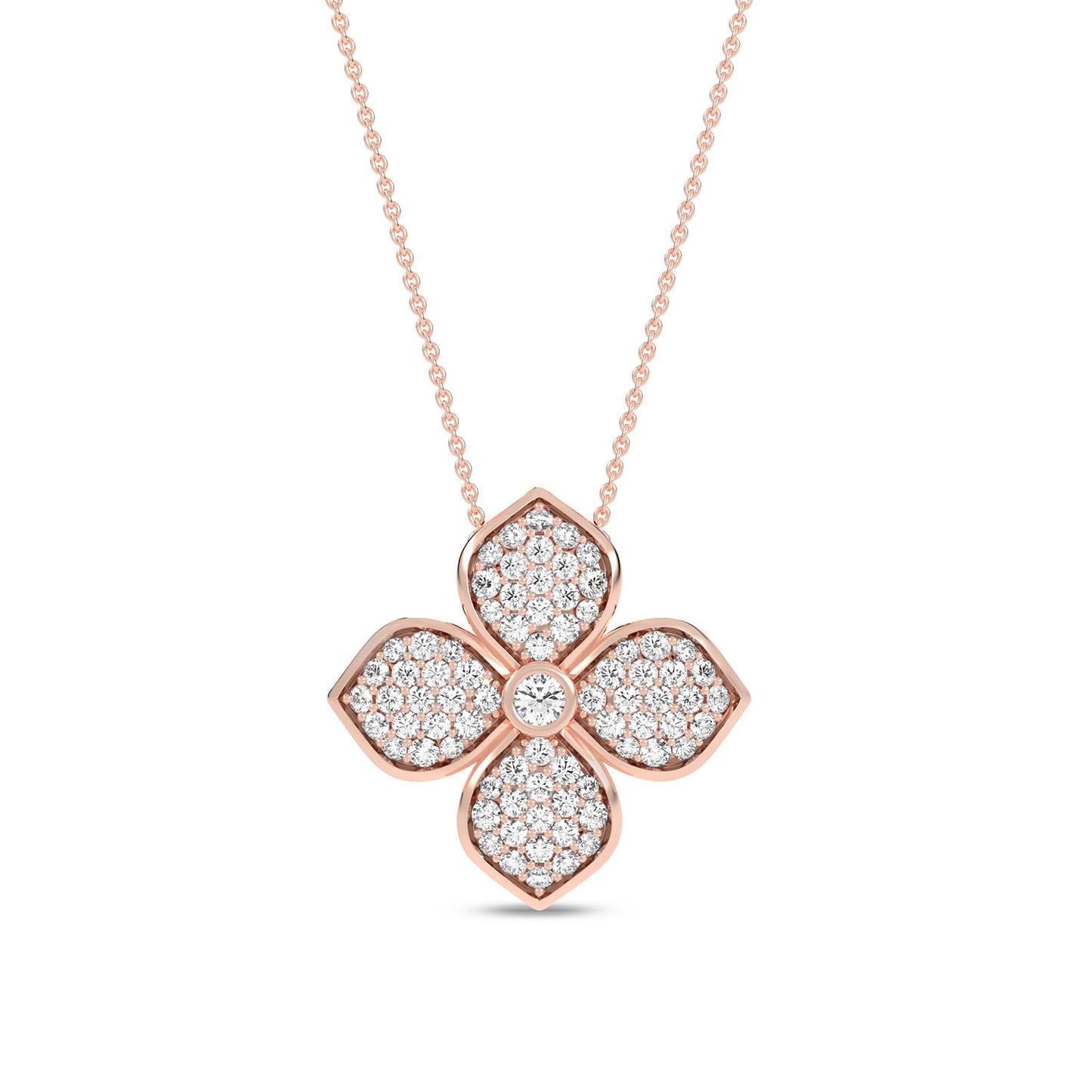 La Fleur Diamond Radiant Necklace