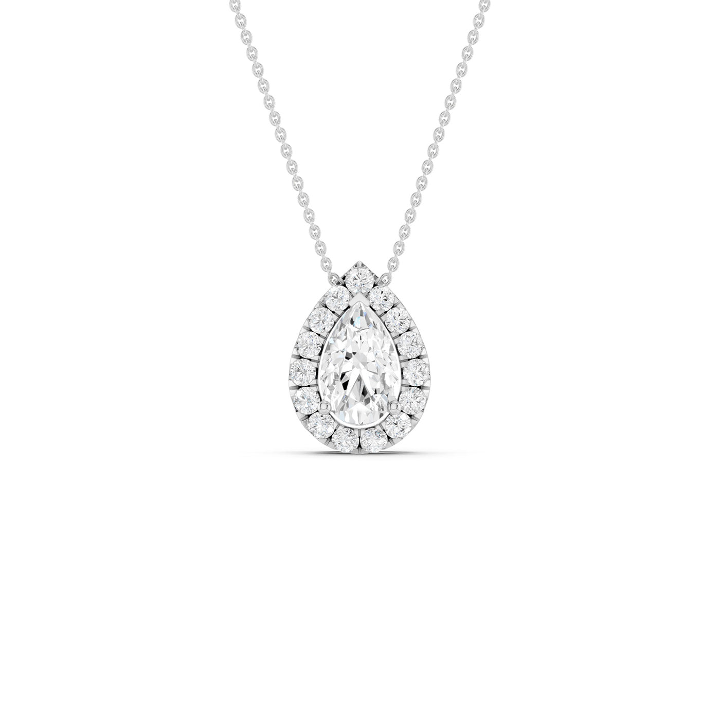 Dewdrop Halo Necklace