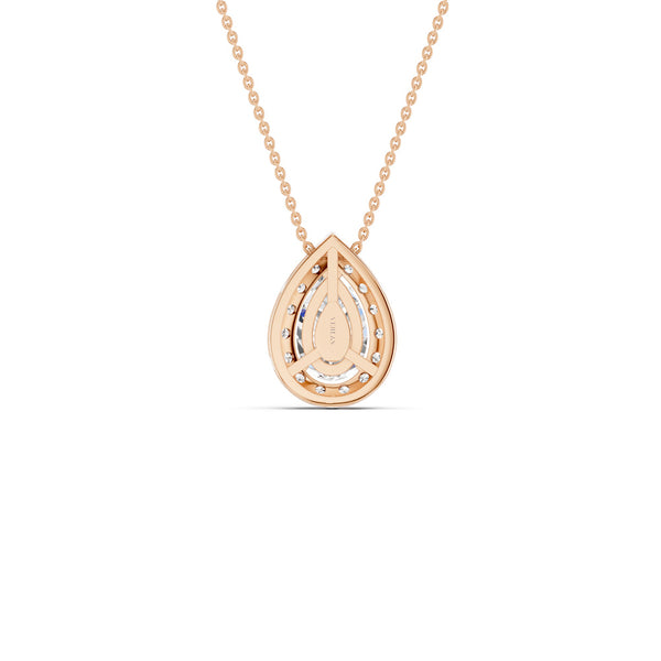 Dewdrop Halo Necklace