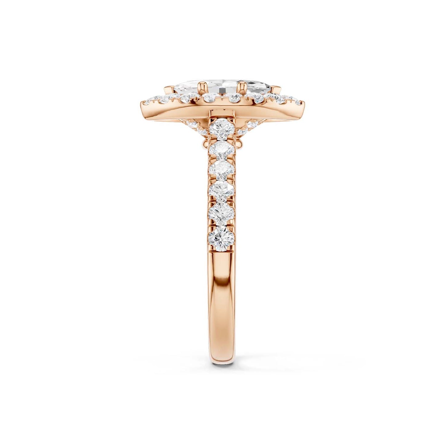 Signature Marquise Halo Ring