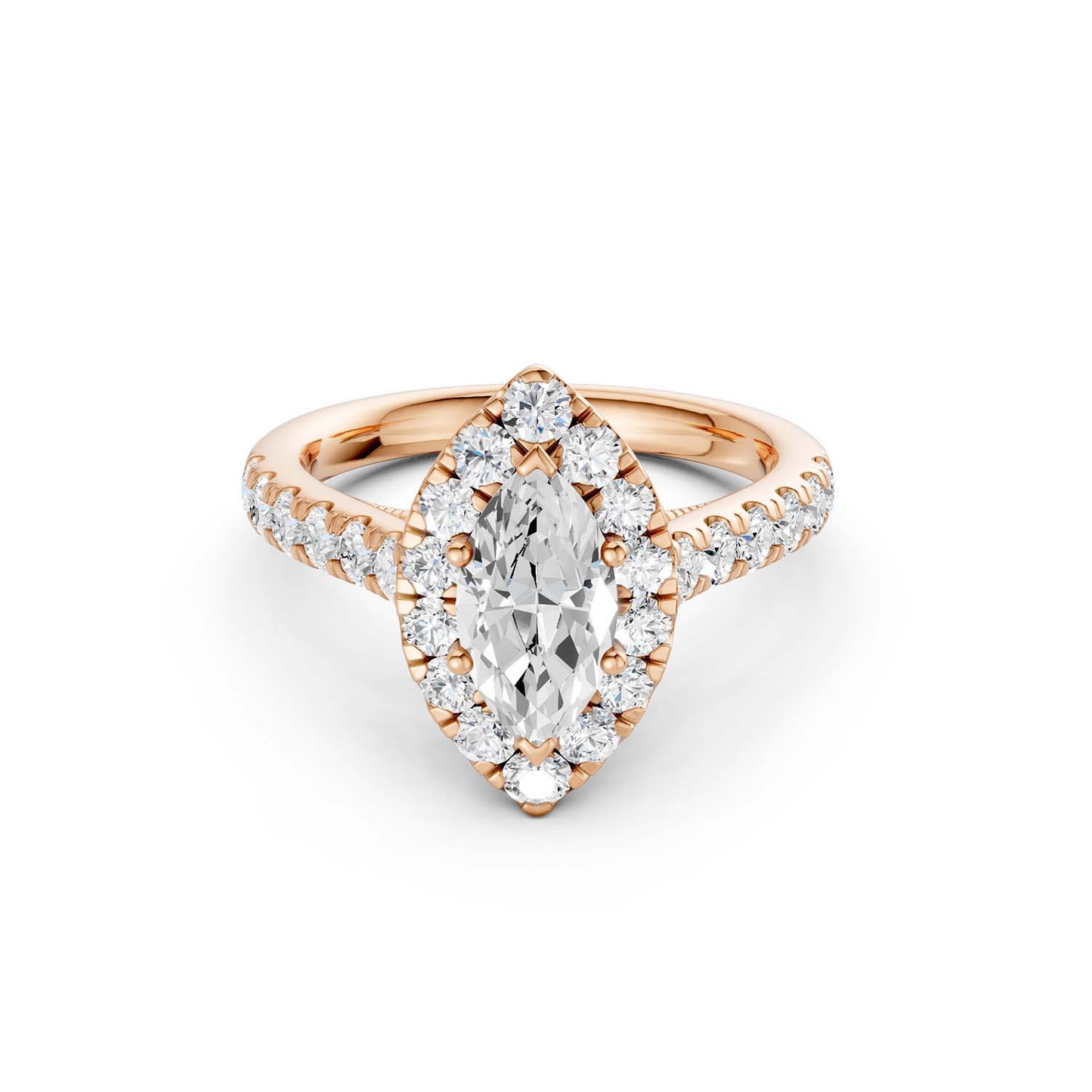 Signature Marquise Halo Ring