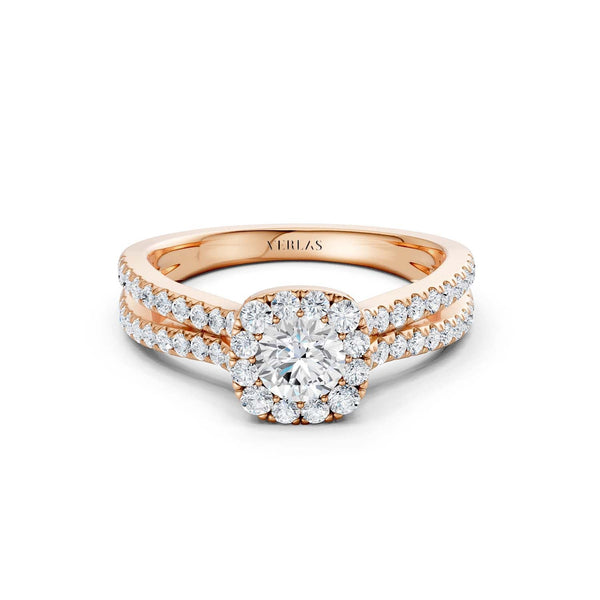 Unified Iconic Round-Princess Halo Ring