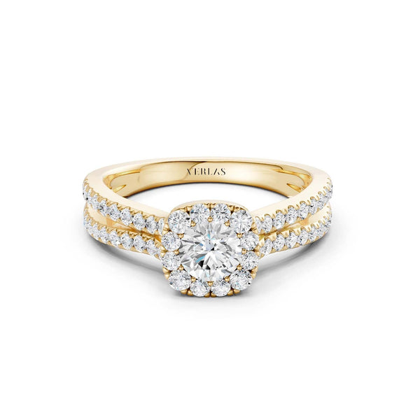 Unified Iconic Round-Princess Halo Ring