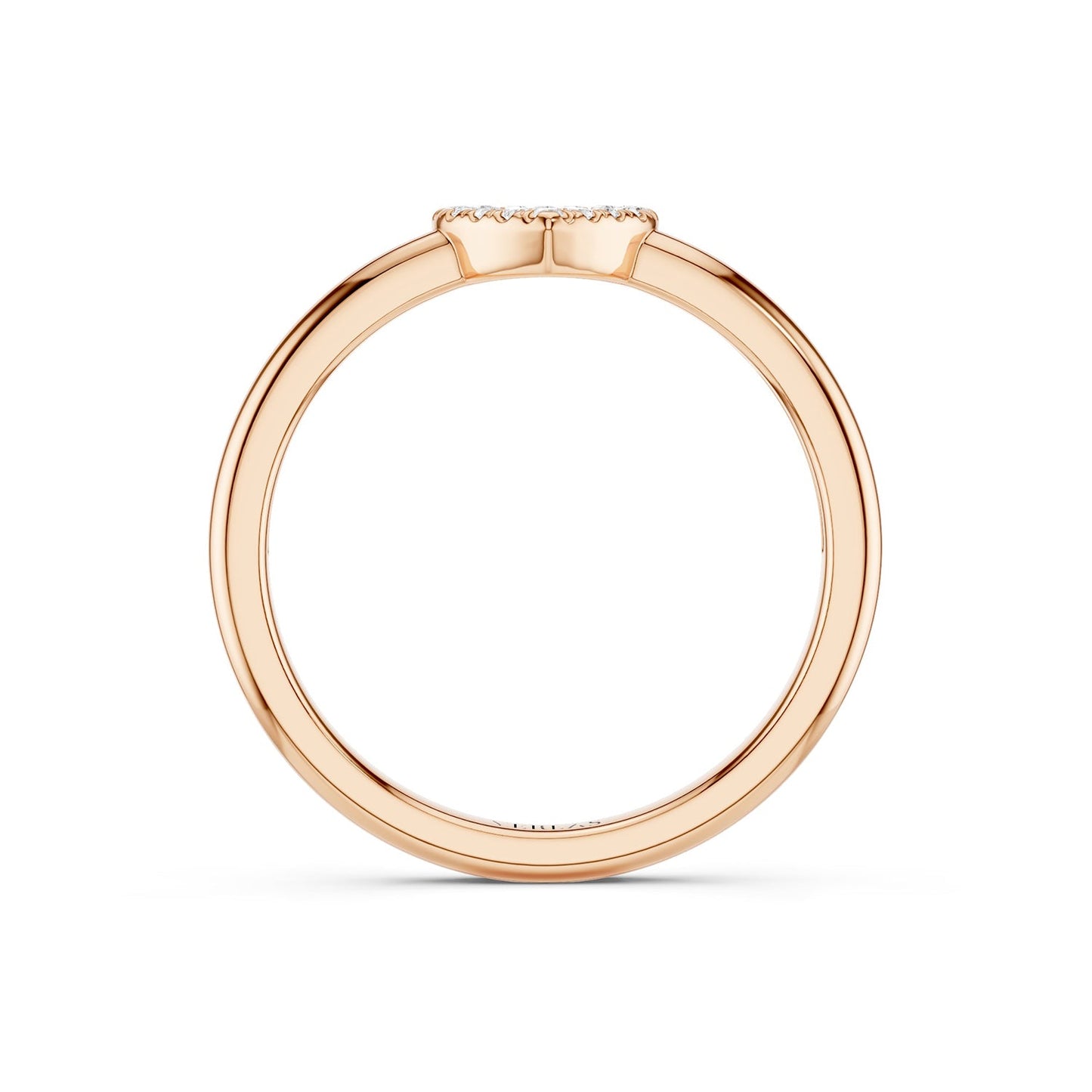 Mini-Heart Silhouette Ring