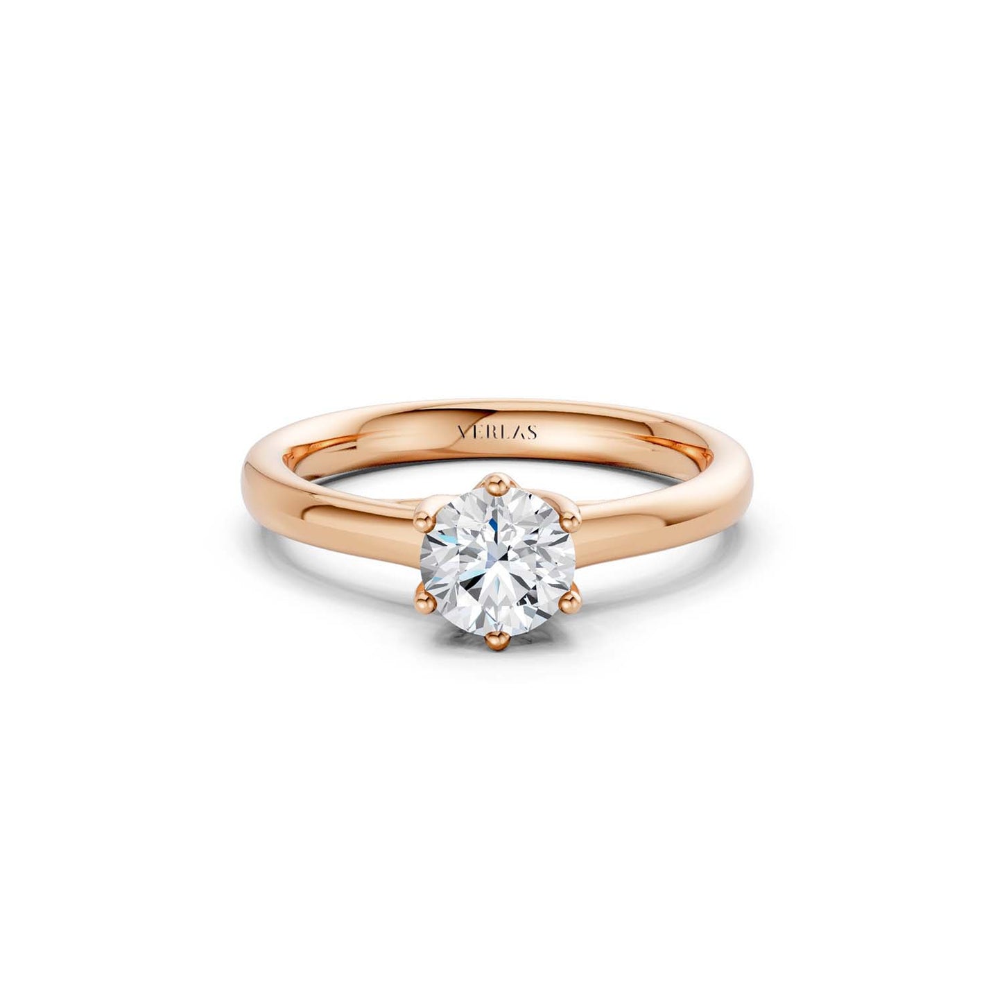 6-Pronged Round Ring