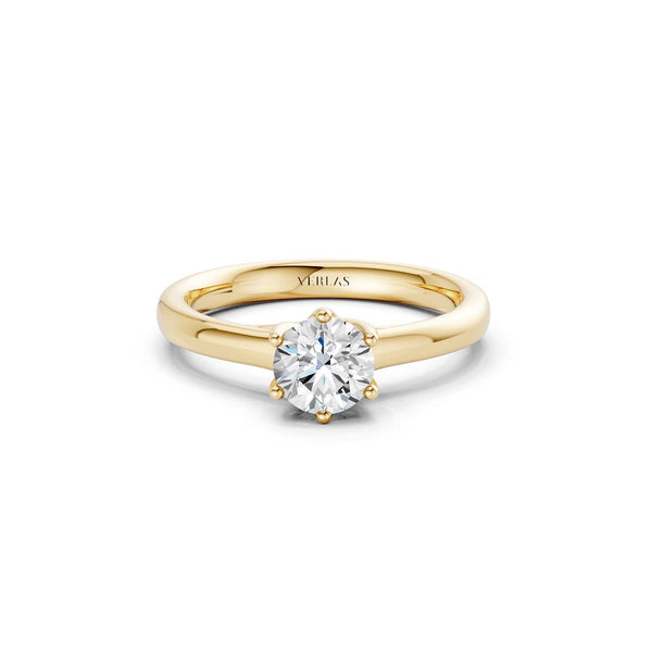 6-Pronged Round Ring