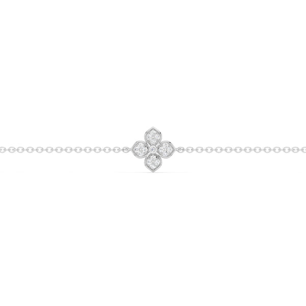 La Fleur Diamond Radiant Stationed Bracelet