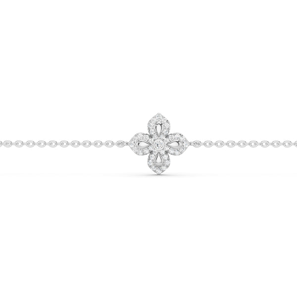 La Fleur Diamond Contour Stationed Bracelet