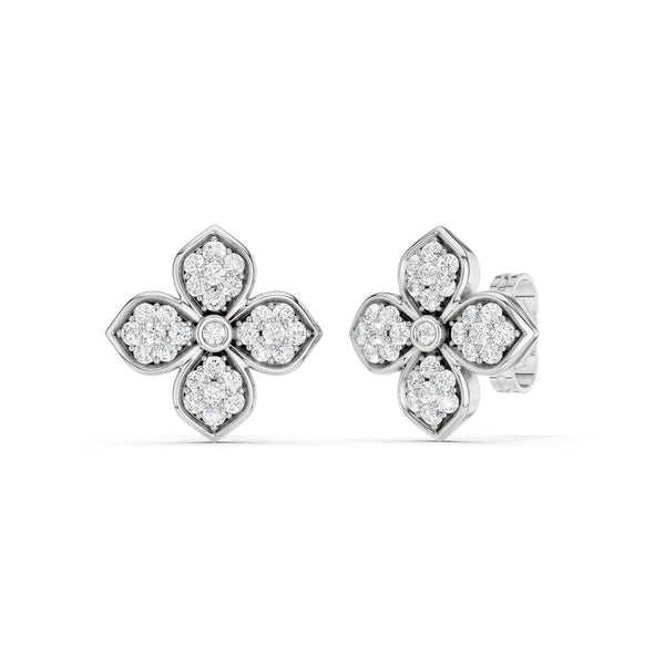 La Fleur Diamond Radiant Studs