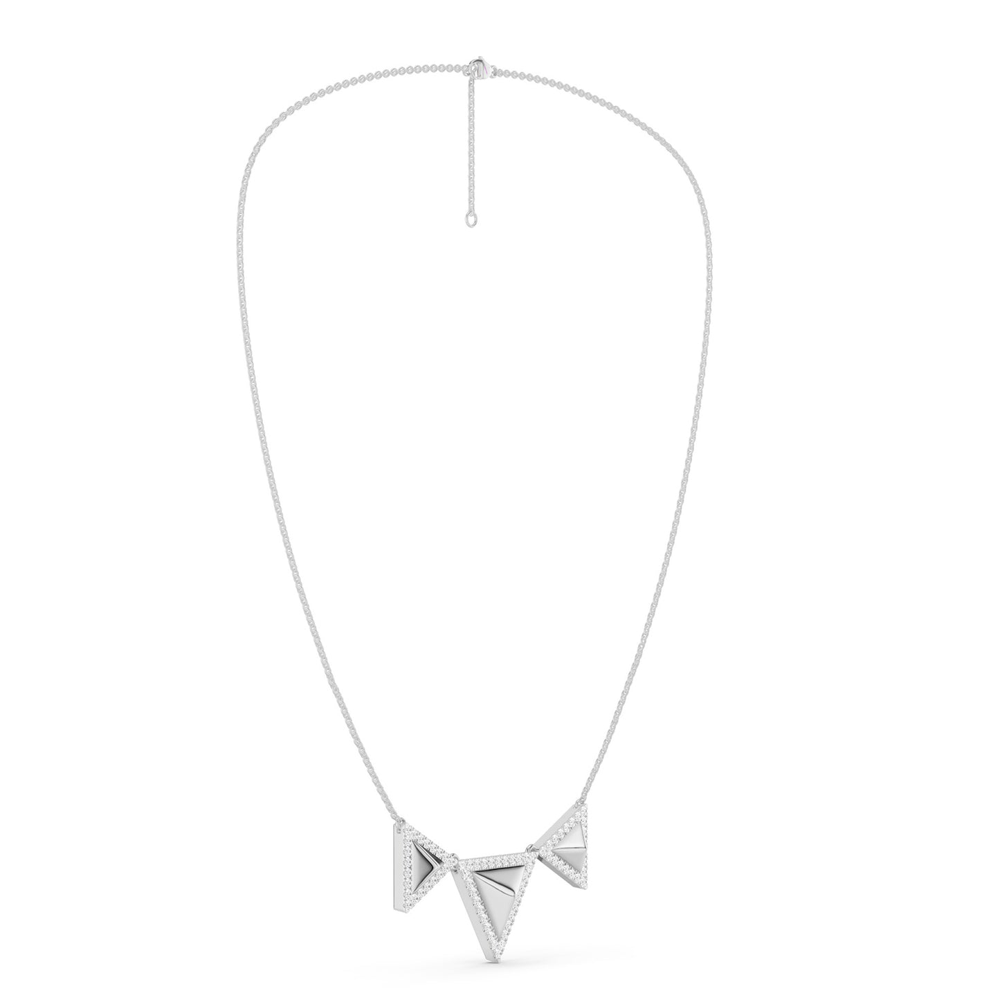 Pyramid Trois Pendant Necklace