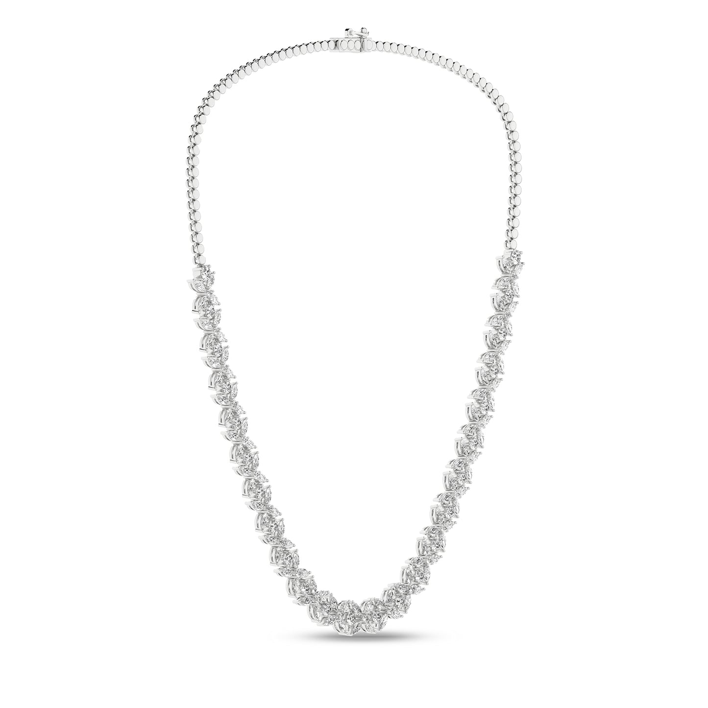 Alyssa Marquise Radiant Tennis Necklace