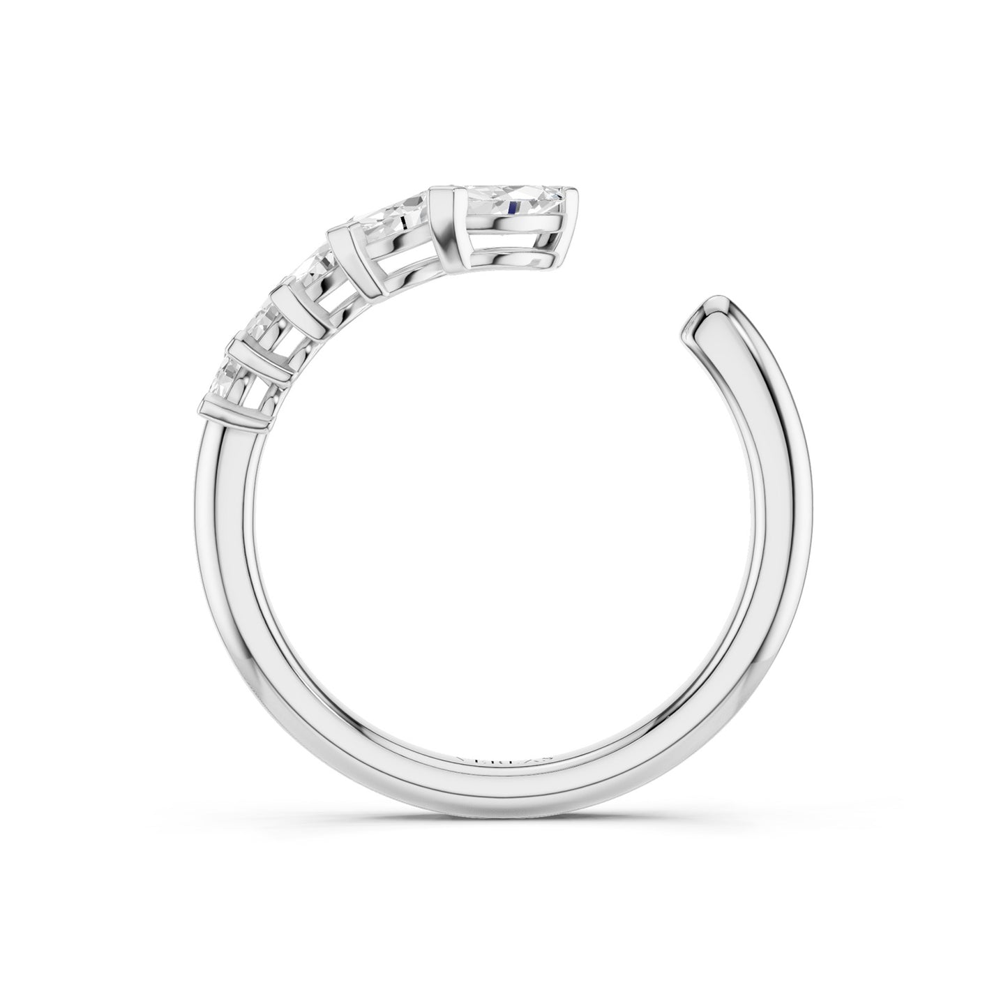 Marquise Crescendo Open Ring