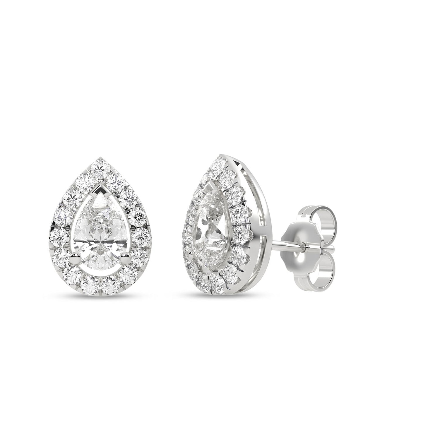 Dewdrop Halo Studs