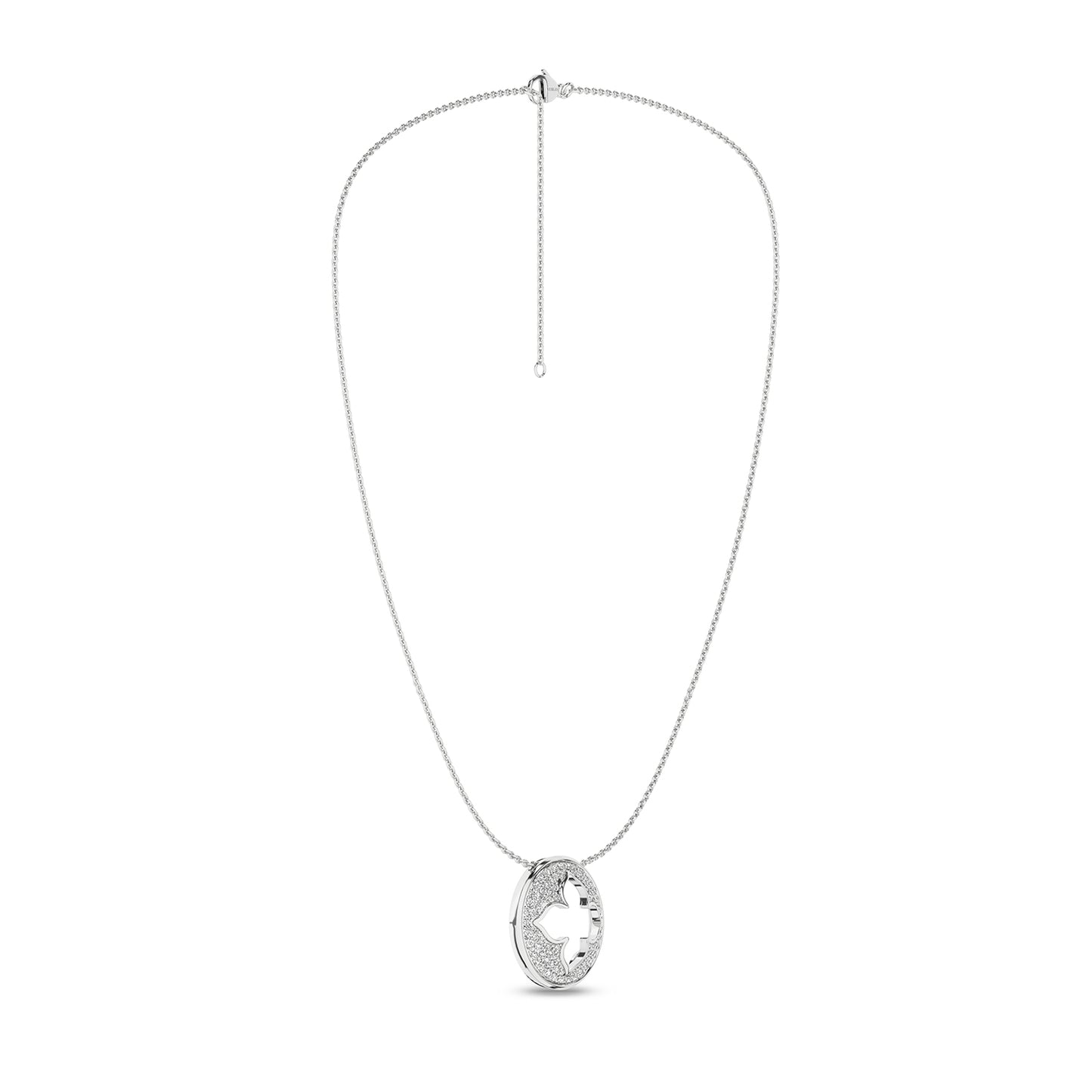 La Fleur Diamond Groove Necklace