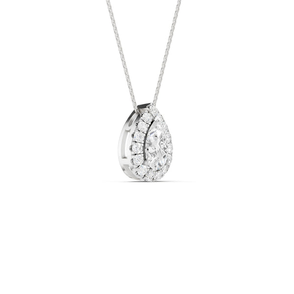 Dewdrop Halo Necklace