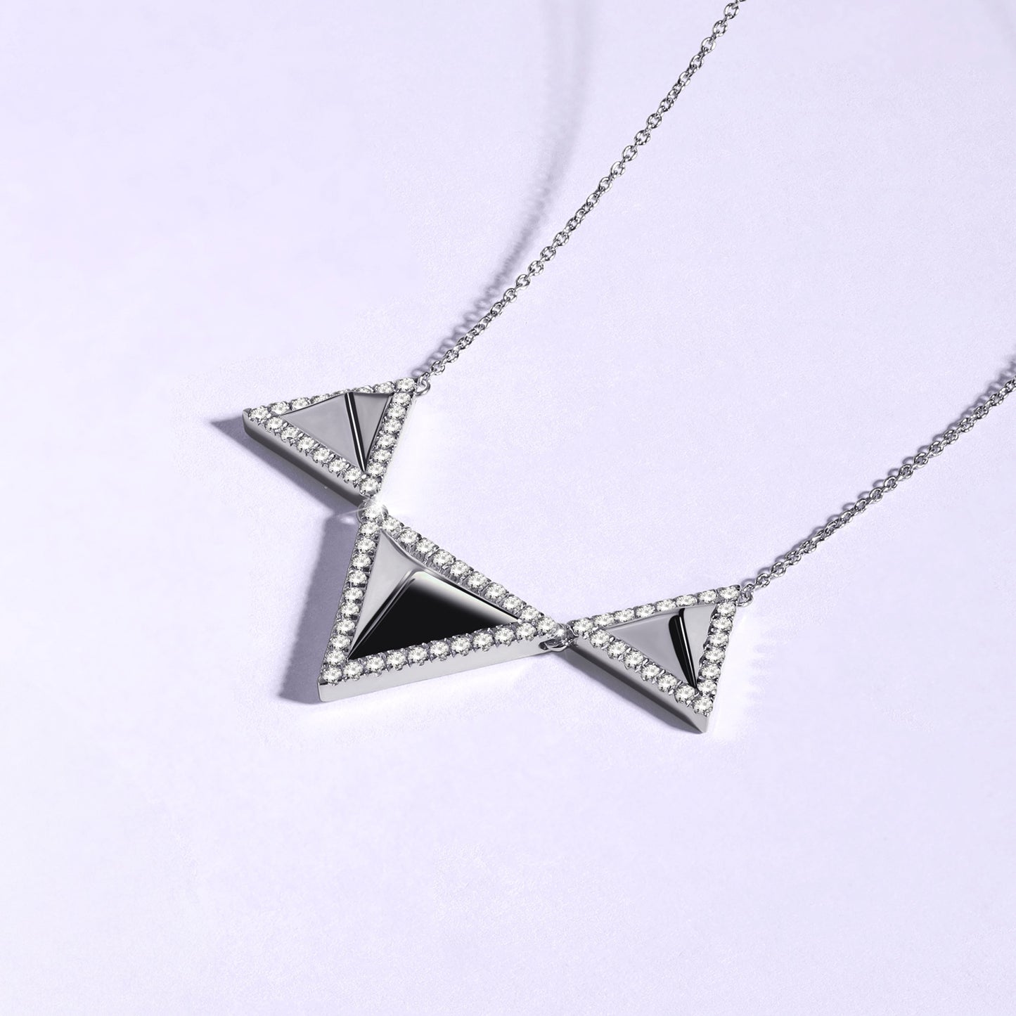 Pyramid Trois Pendant Necklace