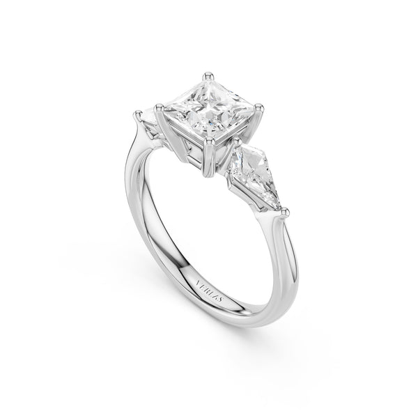 Princess - Kite Trinity Diamond Ring