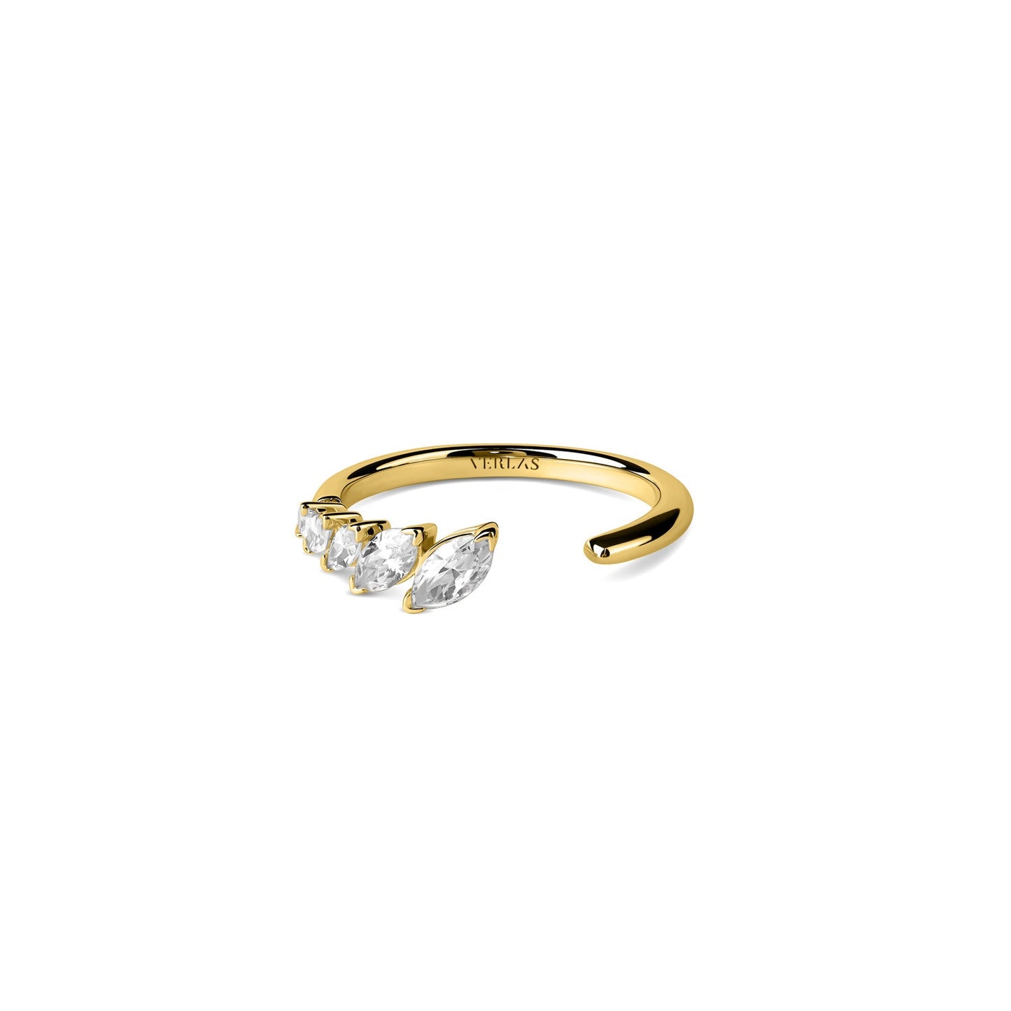 Marquise Crescendo Open Ring