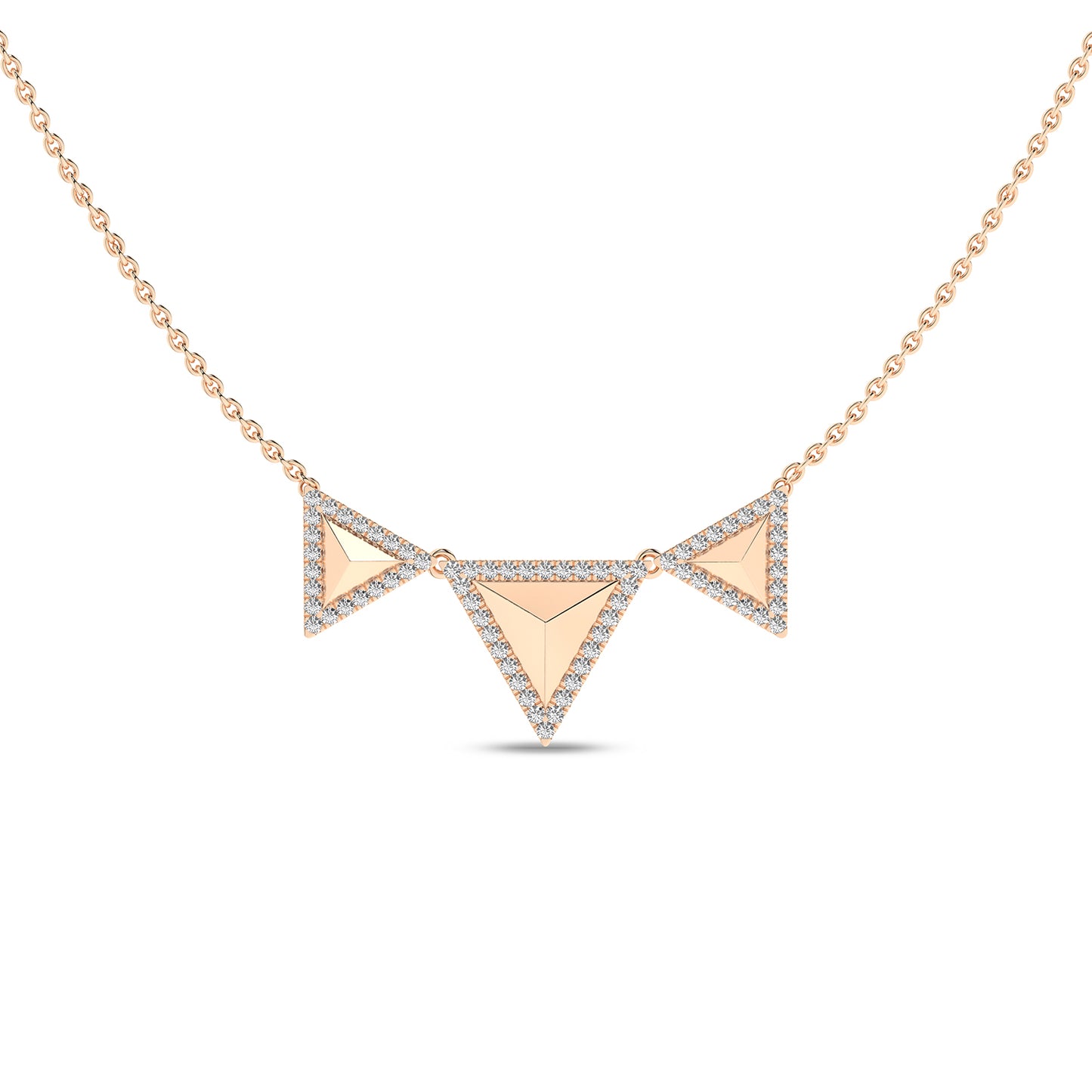 Pyramid Trois Pendant Necklace