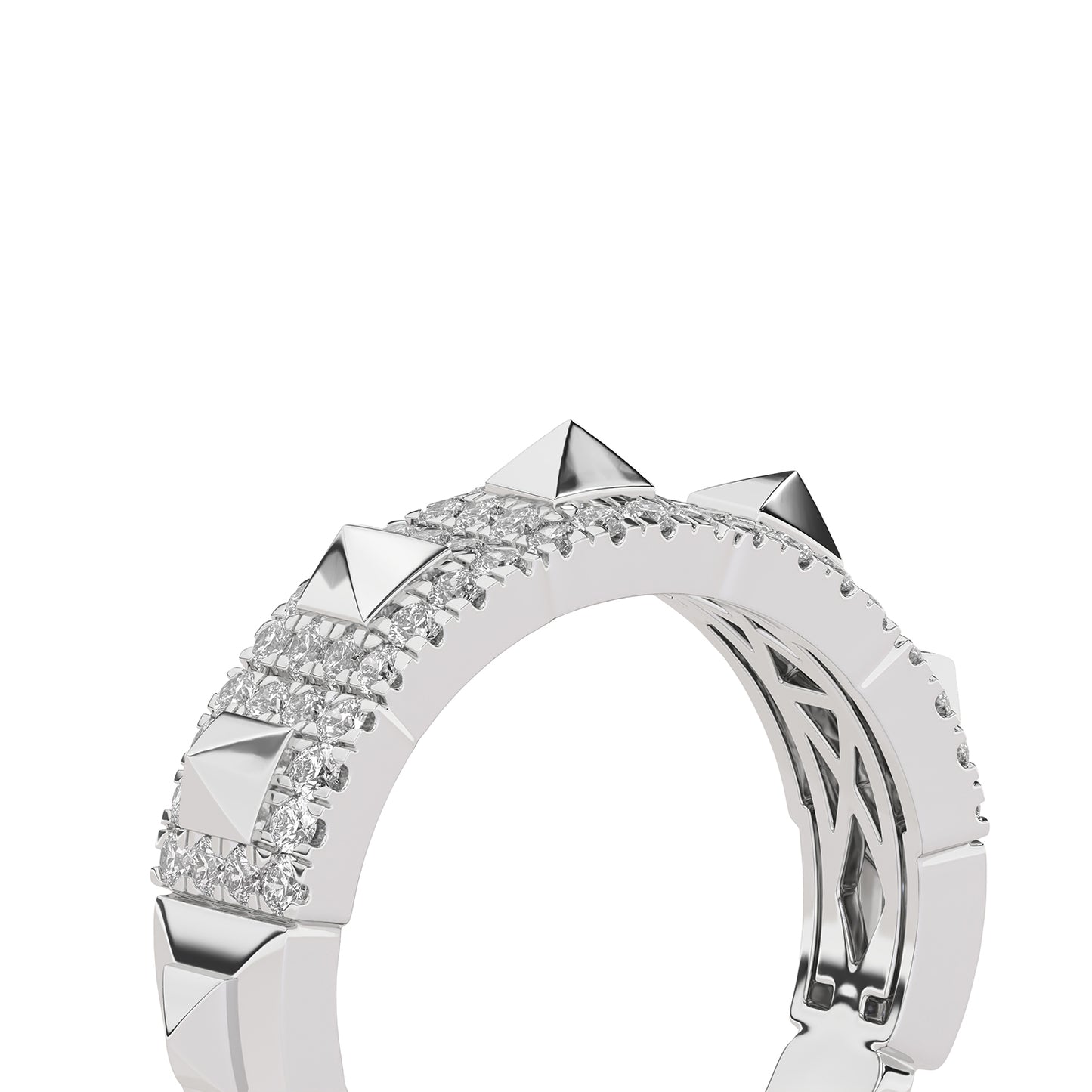 Pyramid Luxe Geometric Sleek Band