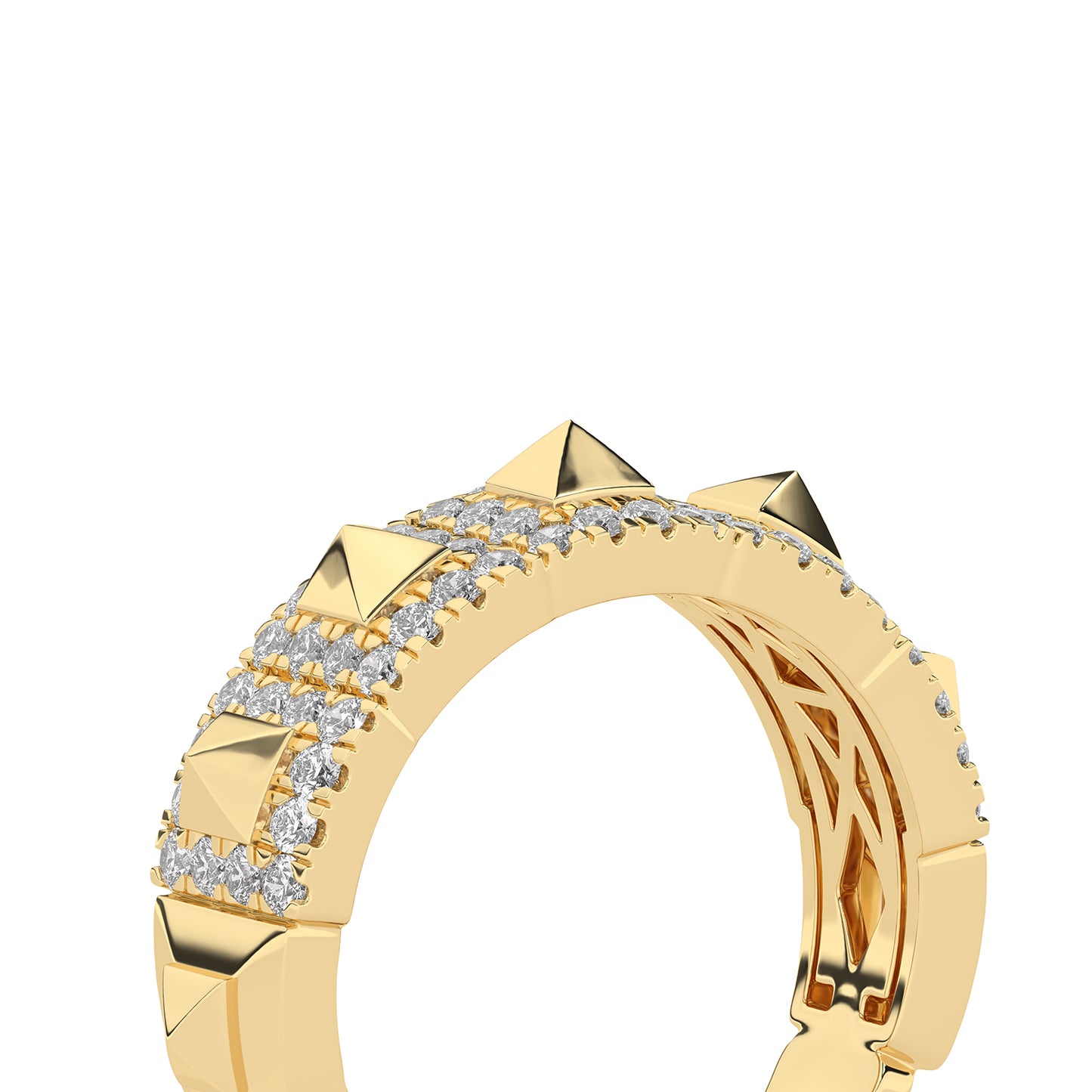 Pyramid Luxe Geometric Sleek Band