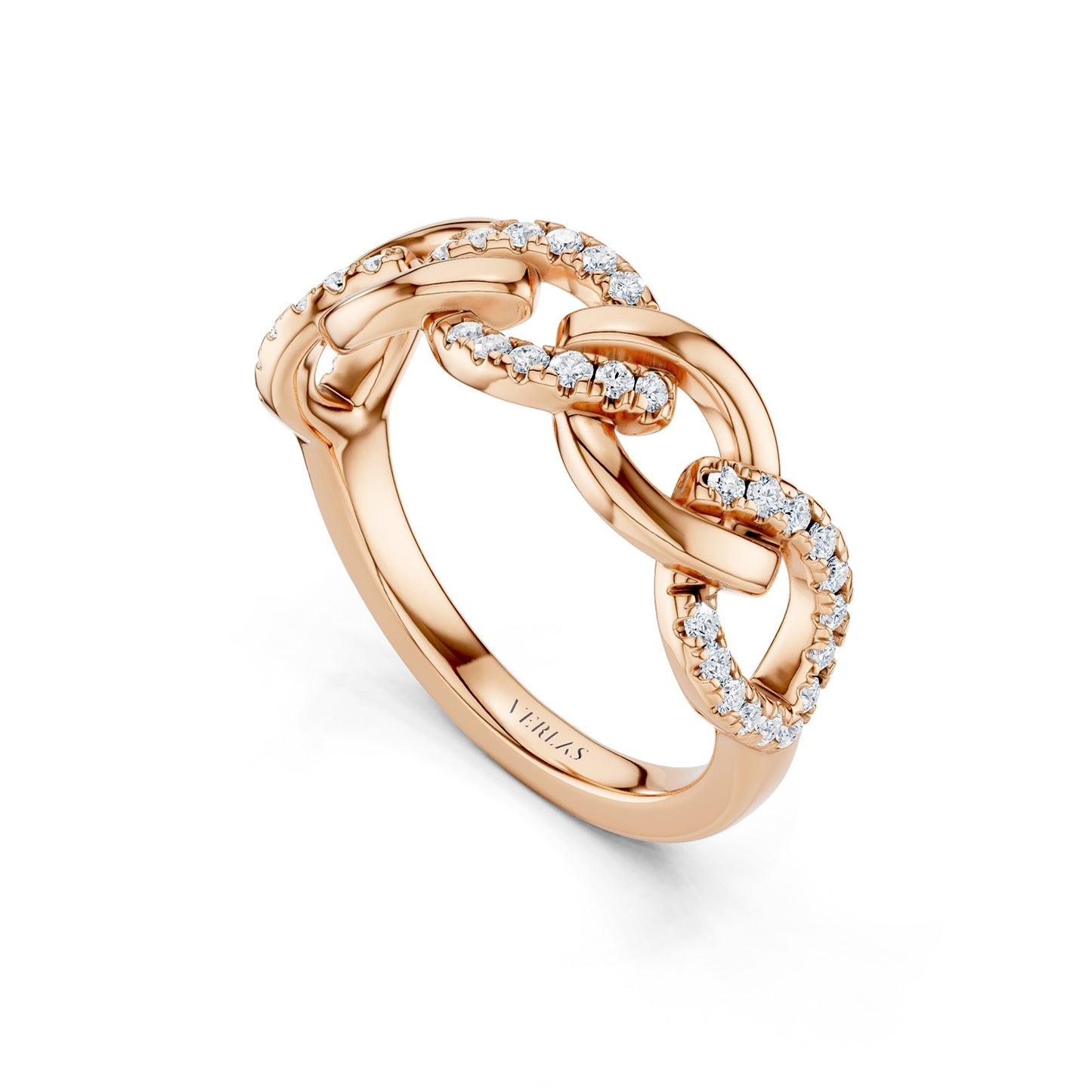 Cascading Diamond Link Band