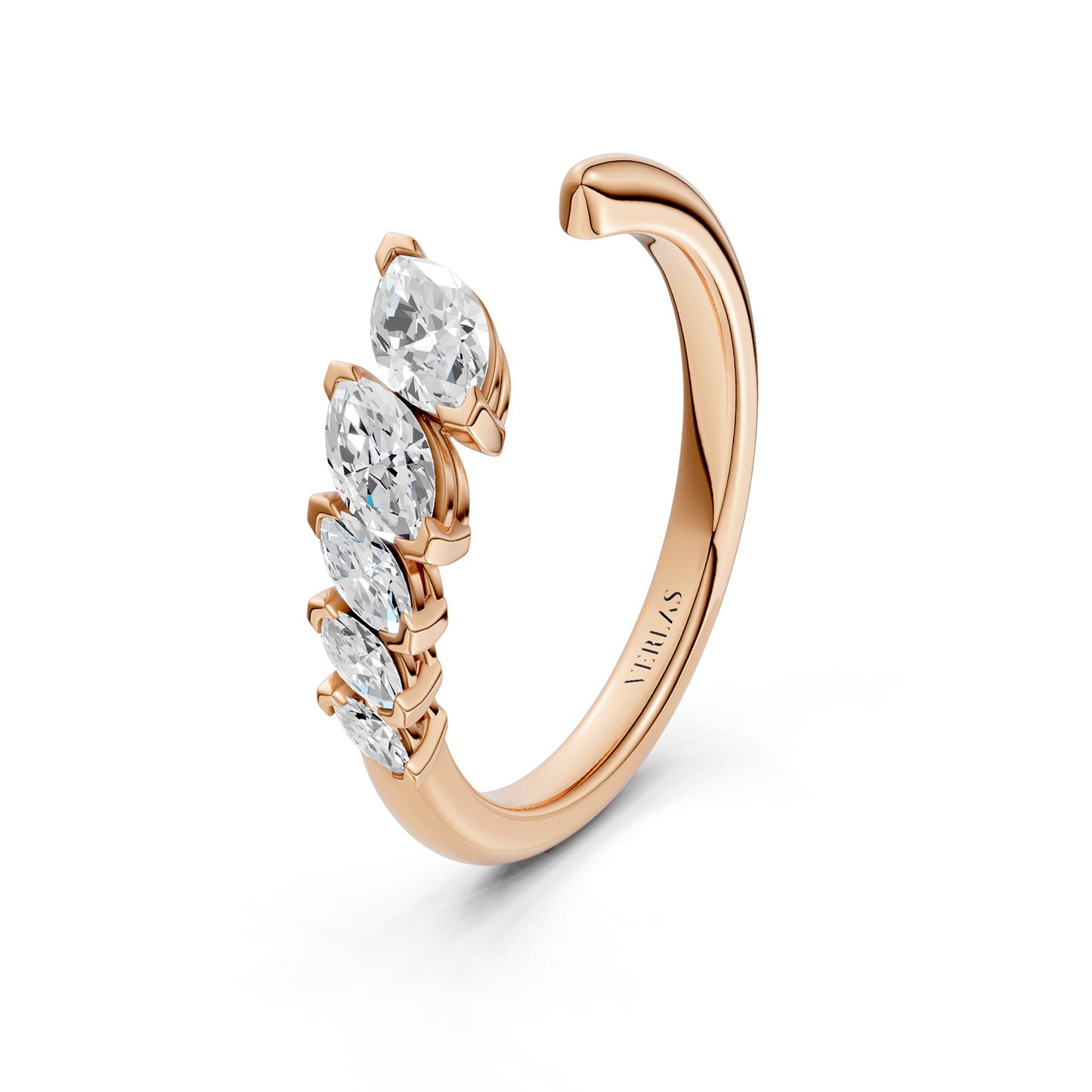 Marquise Crescendo Open Ring