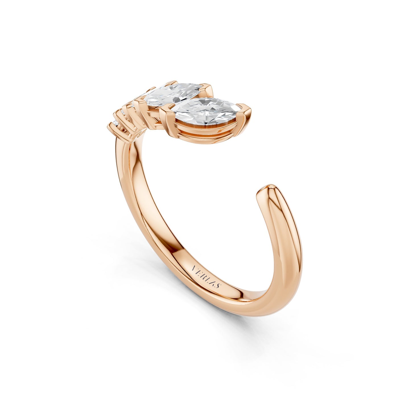 Marquise Crescendo Open Ring