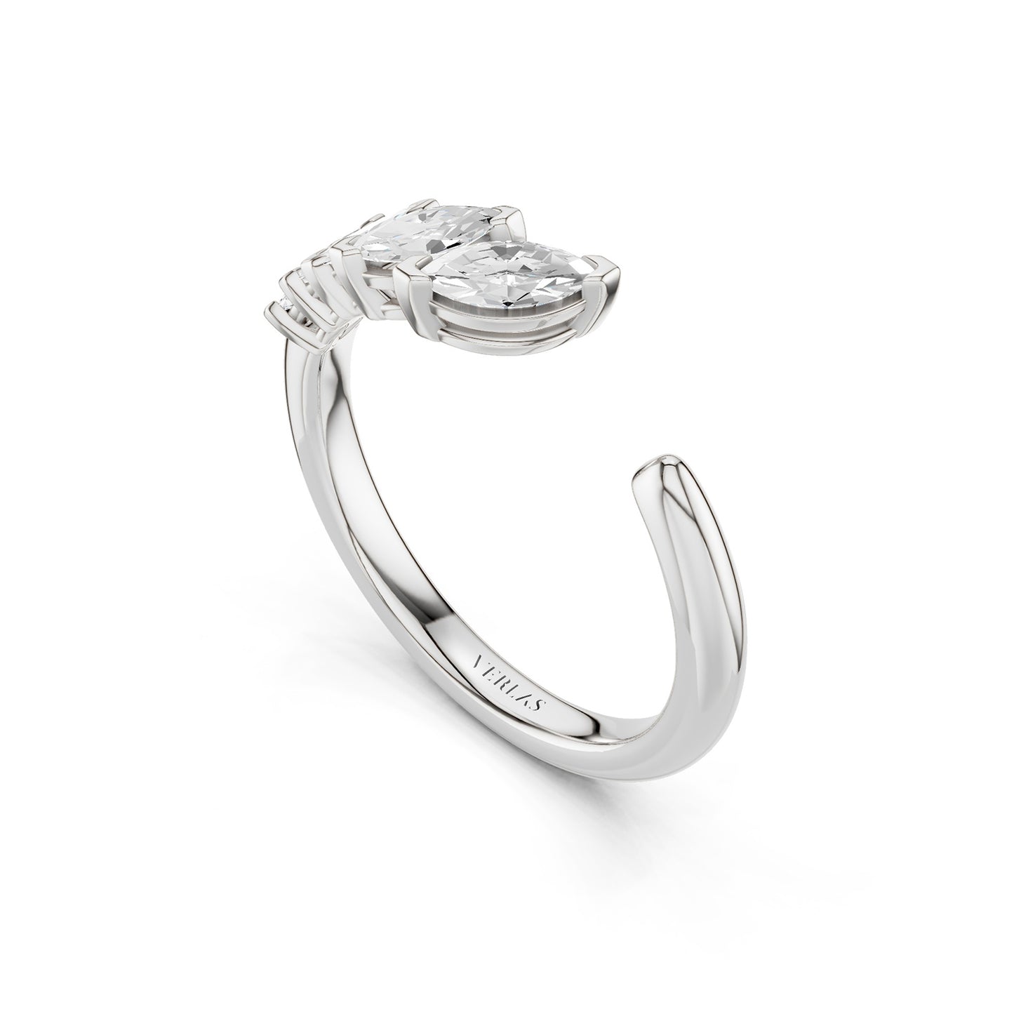 Marquise Crescendo Open Ring