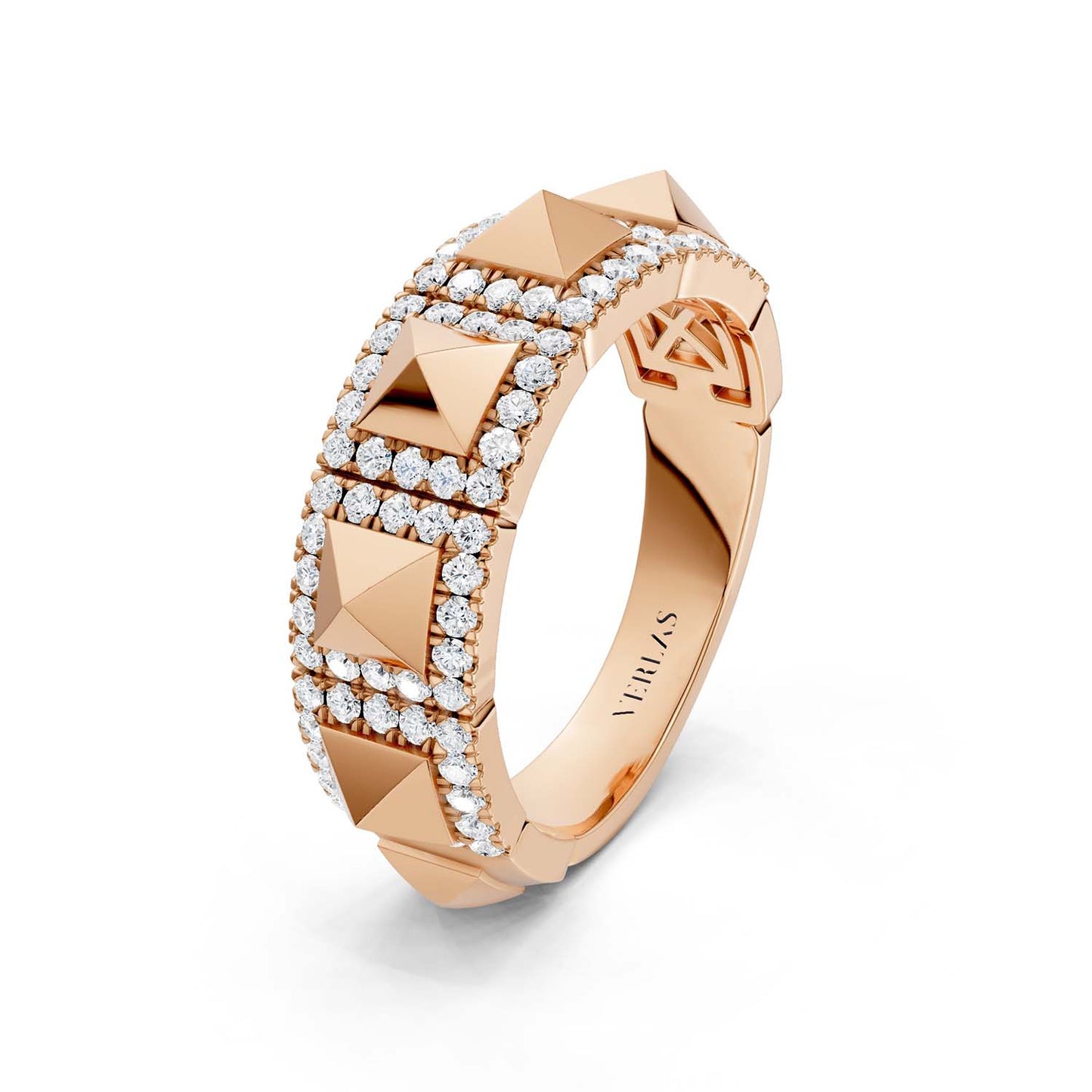 Pyramid Luxe Geometric Statement Band