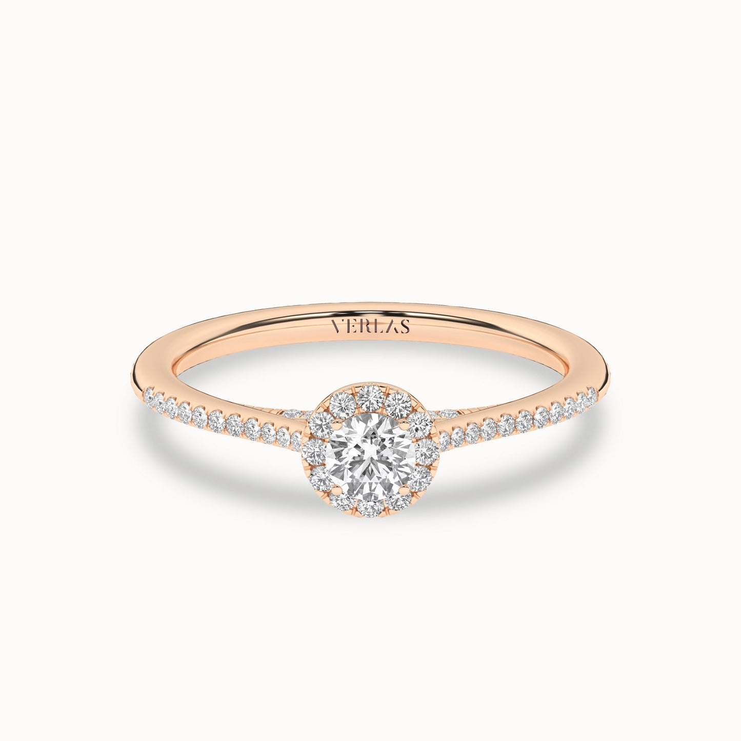 Signature Round Halo Ring