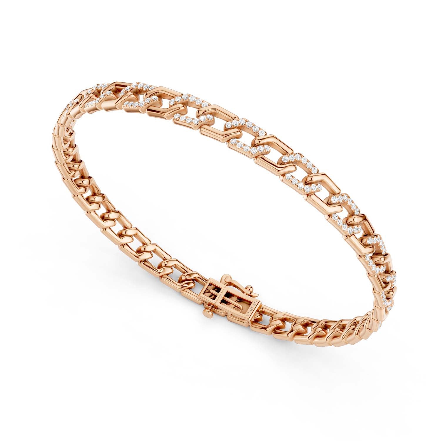 Alternating Diamond Hexagon Link Bracelet – Verlas