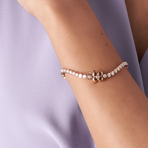 La Fleur Encompassing Round Tennis Bracelet