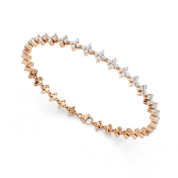 Alyssa Blossom Tennis Bracelet (Natural)