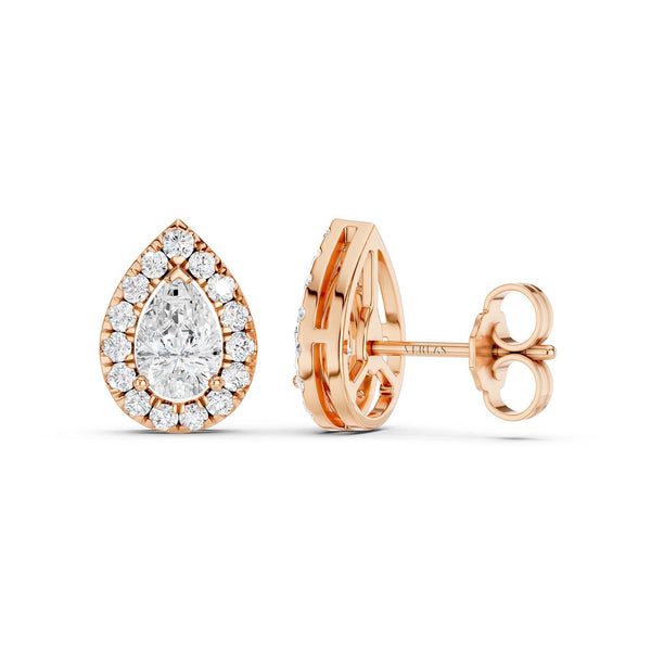 Dewdrop Halo Studs