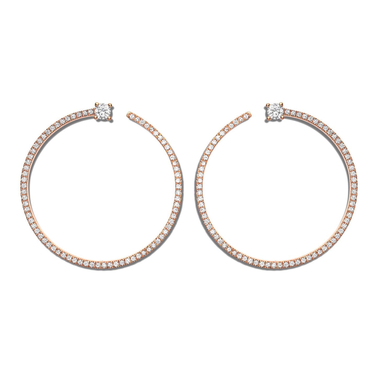 Shimmering Bardot Hoops