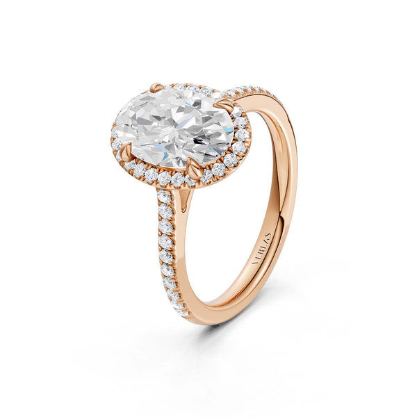 Ellipse Signature Halo Ring