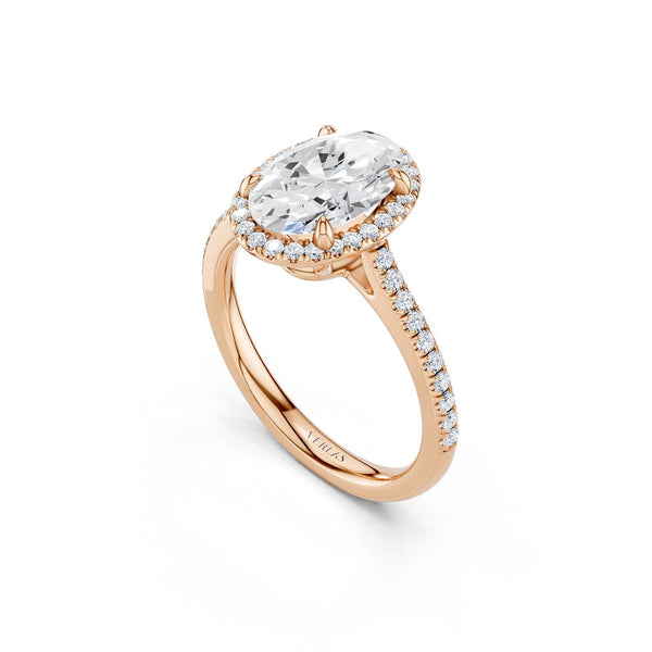Ellipse Signature Halo Ring